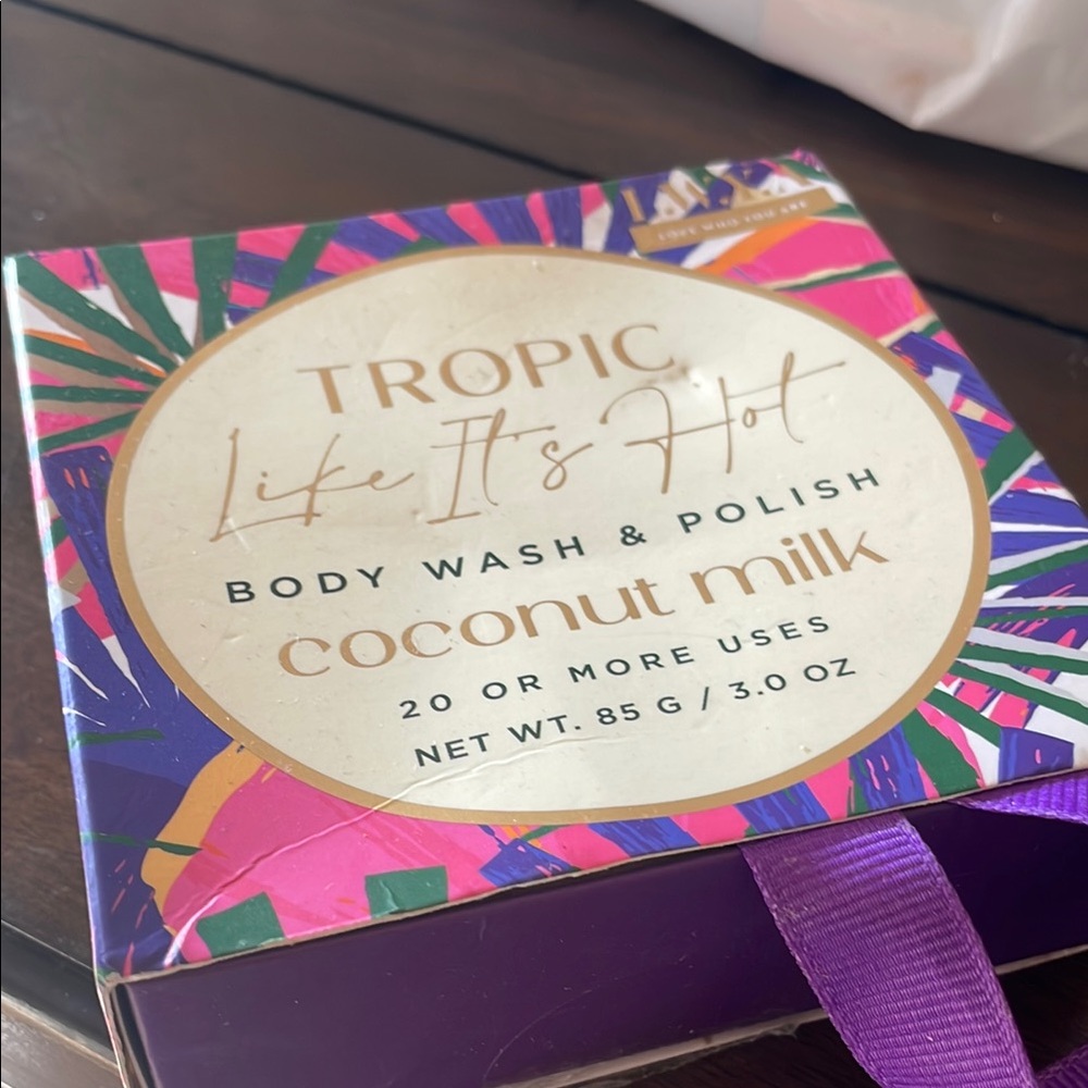 Coconut Milk Body Wash & Polish - Purple